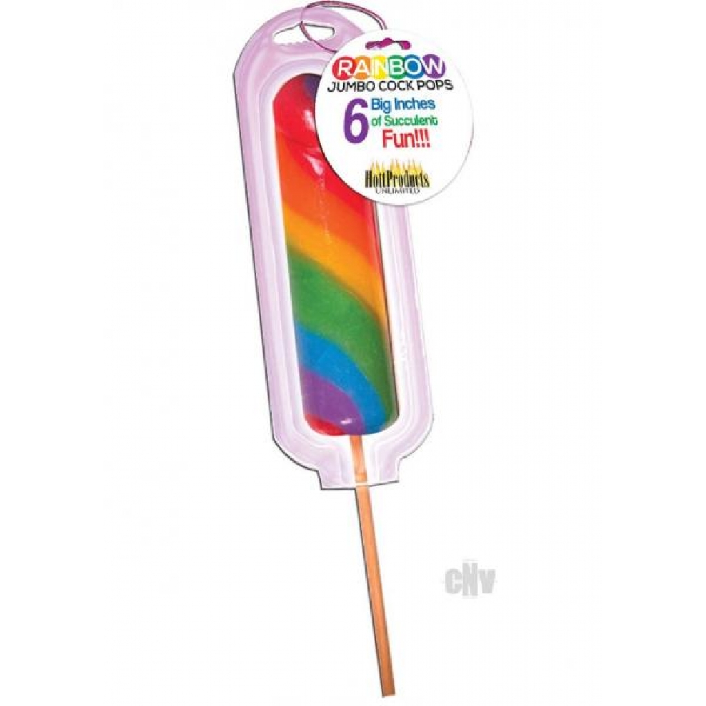 Rainbow Jumbo Penis Pop