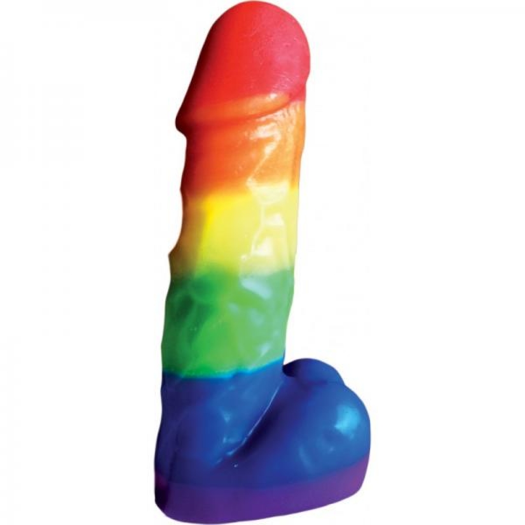 Rainbow Party Pecker Candle