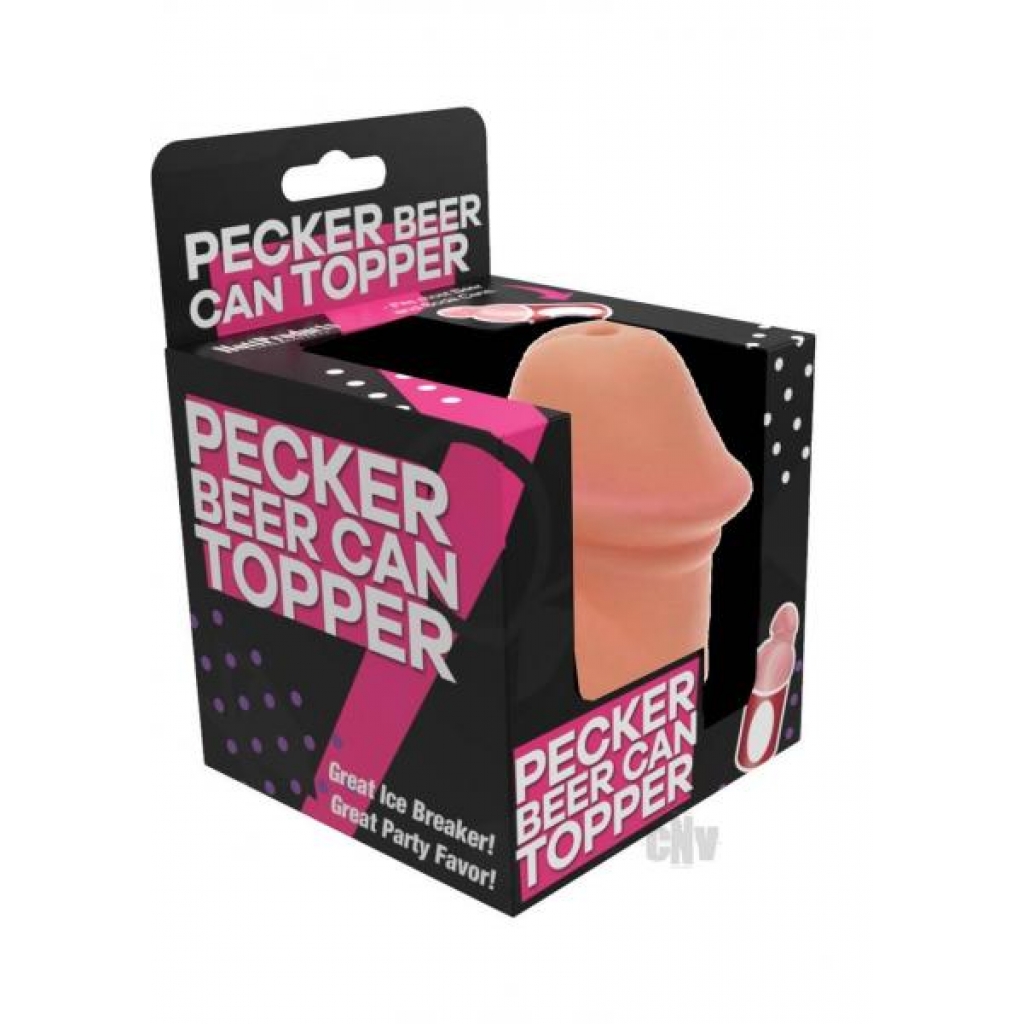 Pecker Beer Can Topper