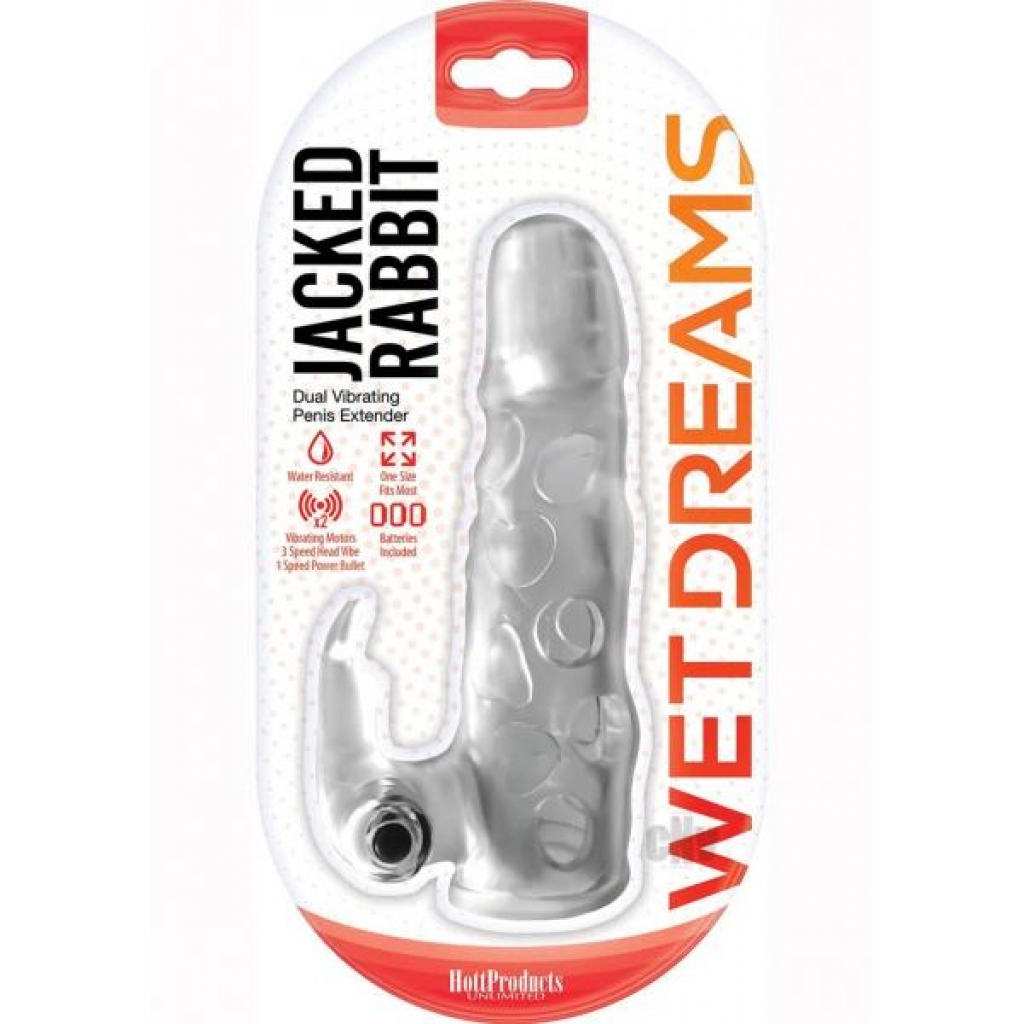 Wet Dreams Jacked Rabbit Vibrator - Magenta