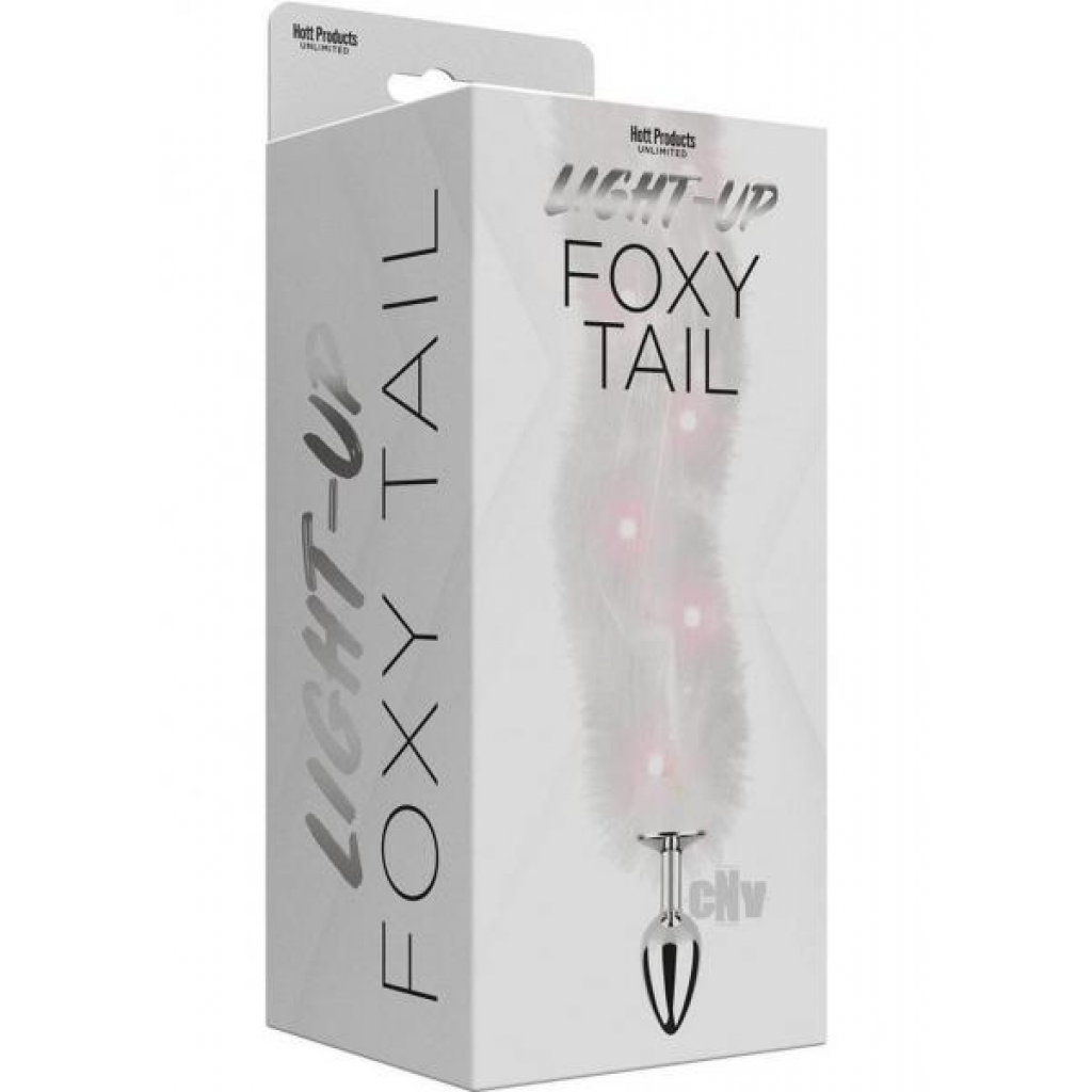 Foxy Tail Butt Plug - White