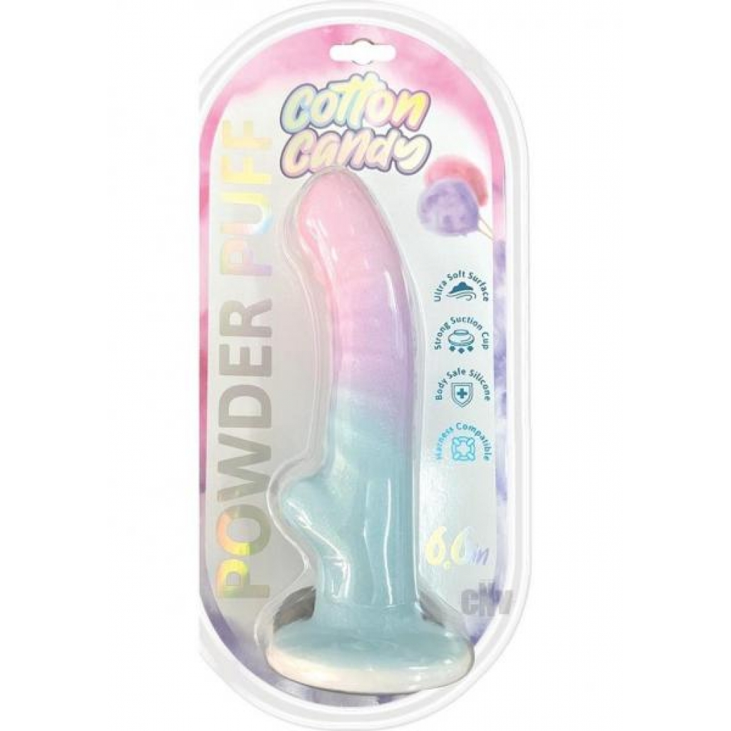 Powder Puff Mini Dildo - Cotton Candy Playtime