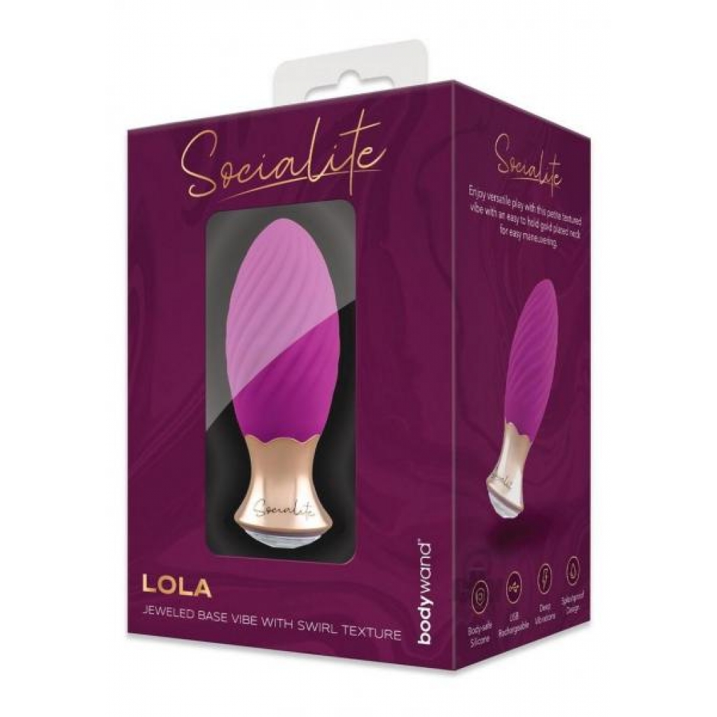 LOLA Jewel Twist Vibrator - Purple/Gold