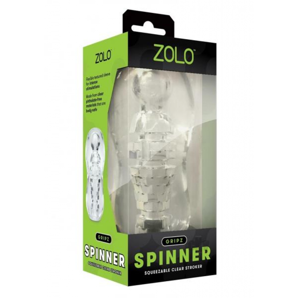 Zolo Gripz Spinner Clear