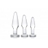 Prism Dosha 3 Piece Glass Anal Plug Kit