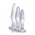 Prism Dosha 3 Piece Glass Anal Plug Kit