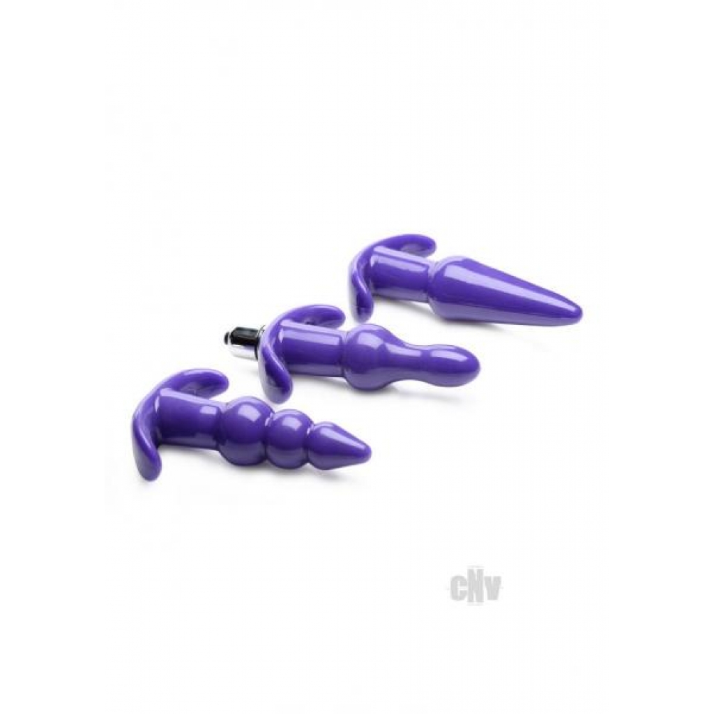 Frisky Thrill Trio Purple Anal Set