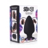 Squeeze-It Squeezable Anal Plug - Medium - Black