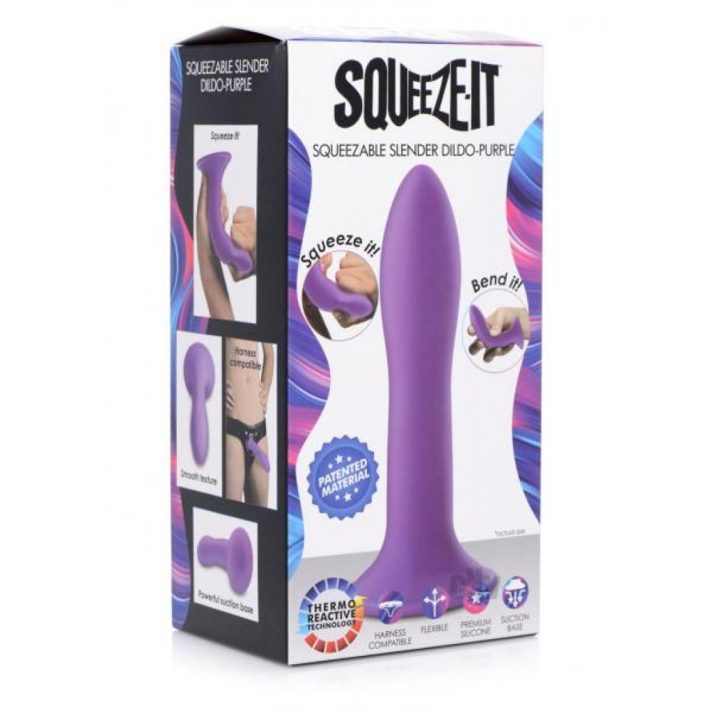 Squeezable Slender Dildo - Customizable Pleasure