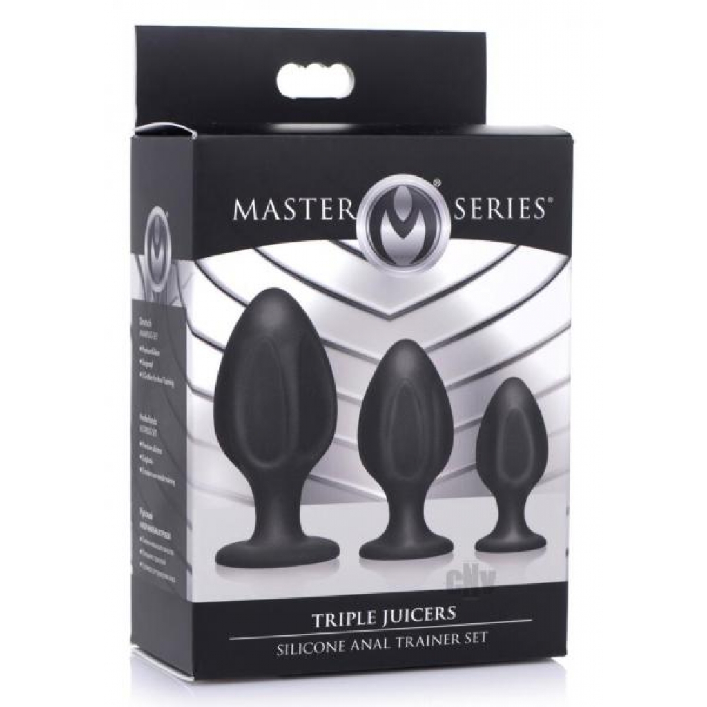 Ms Triple Juicers Anal Trainer Set Black