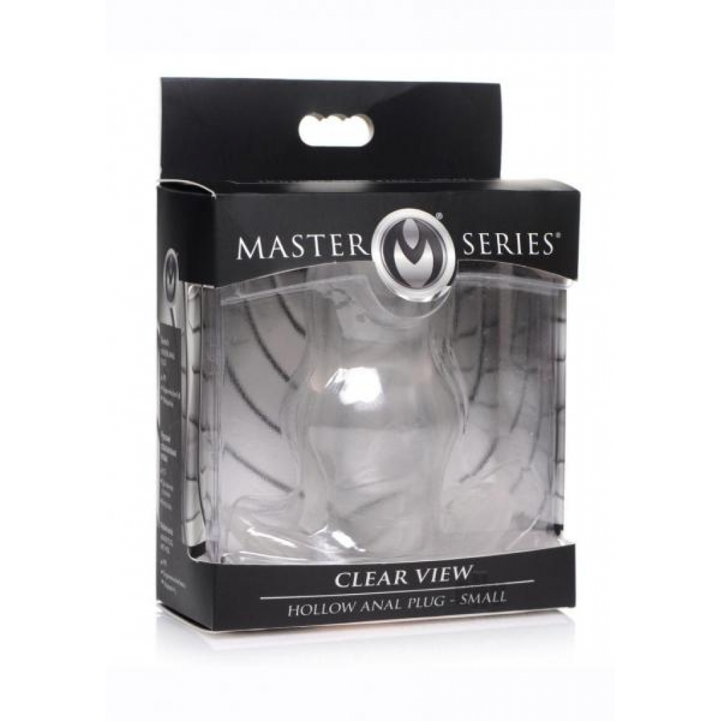 Ms Clear View Hollow Anal Plug - Transparent Pleasure