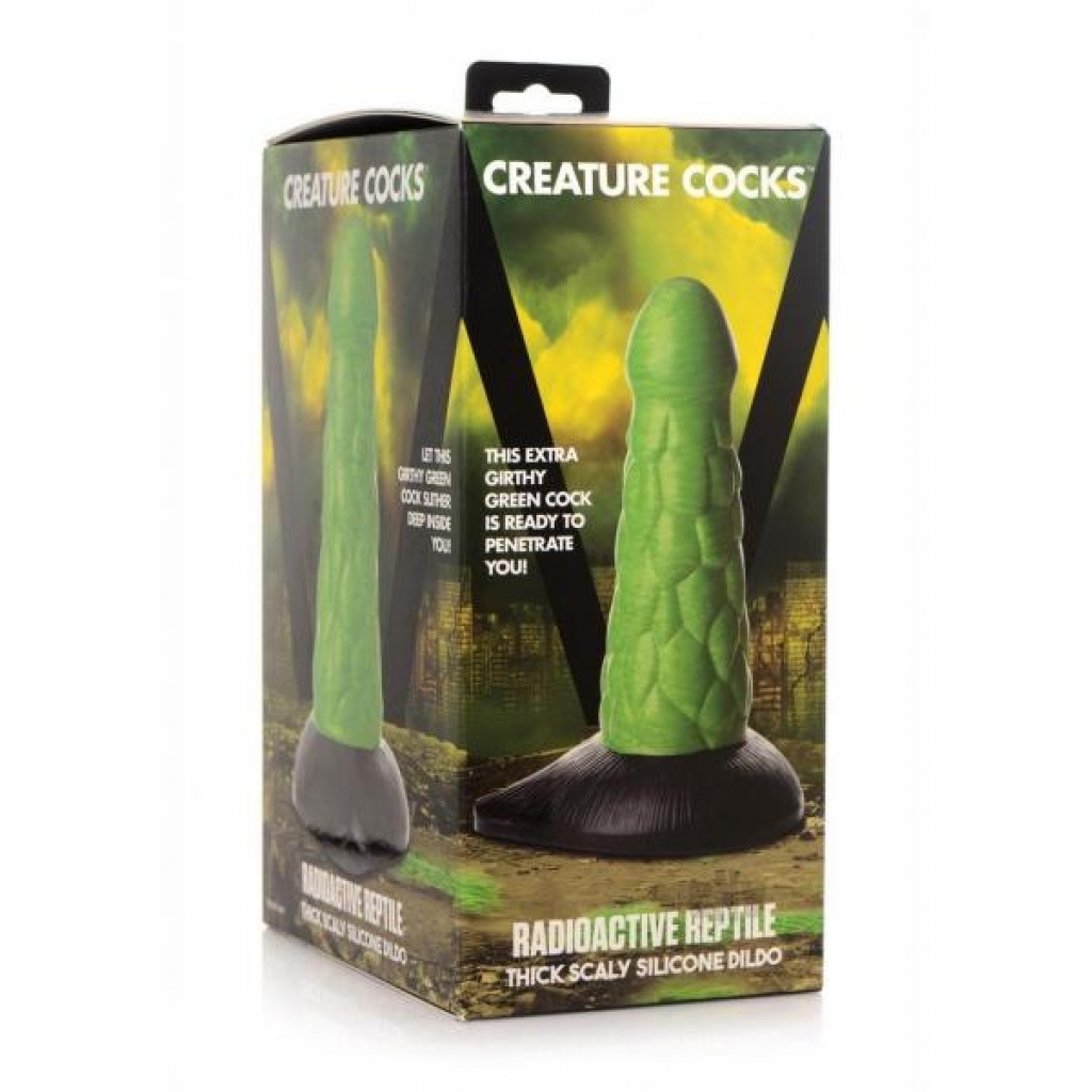 Creature Cocks Radioactive Reptile Dildo - Green