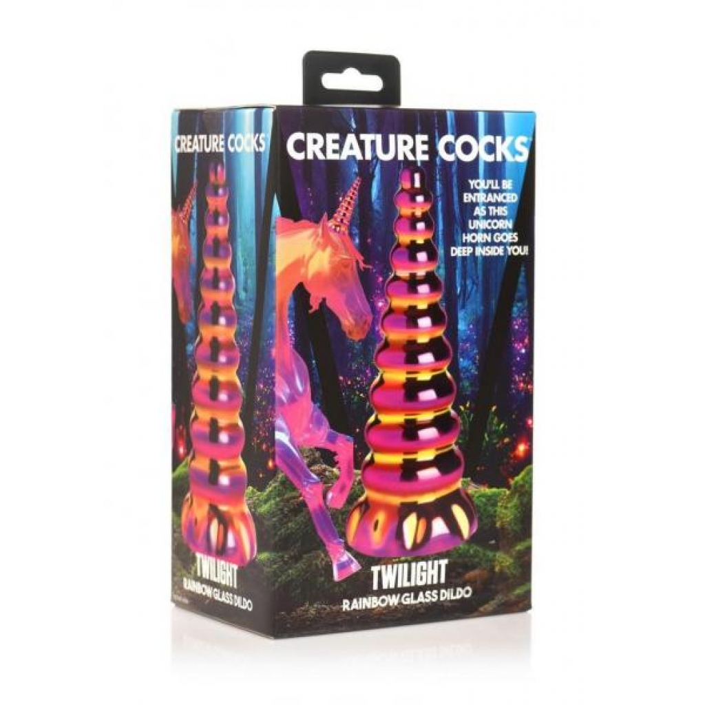 Creature Cocks Twilight Rainbow Glass