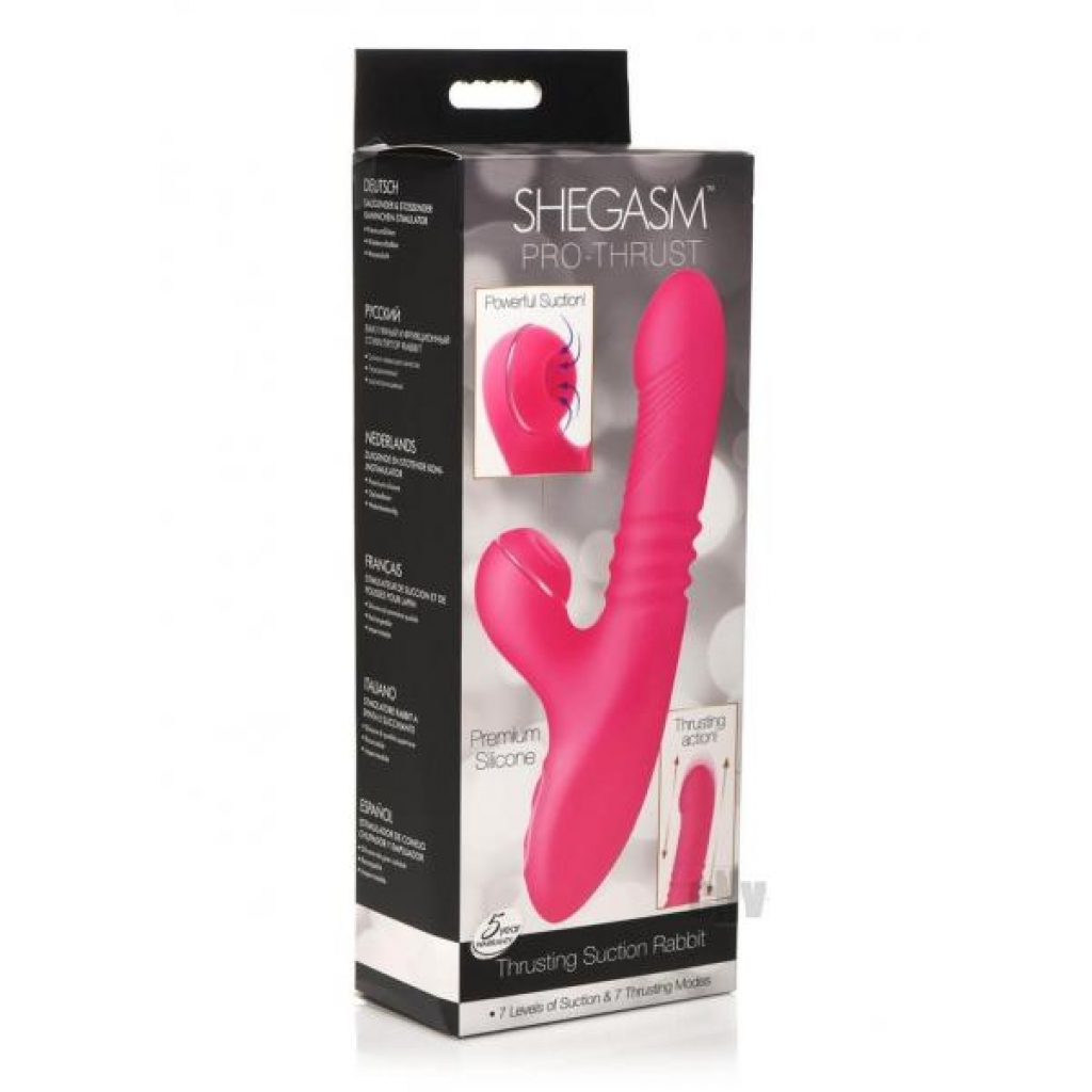 Shegasm Pro-thrust Suction Rabbit Pnk