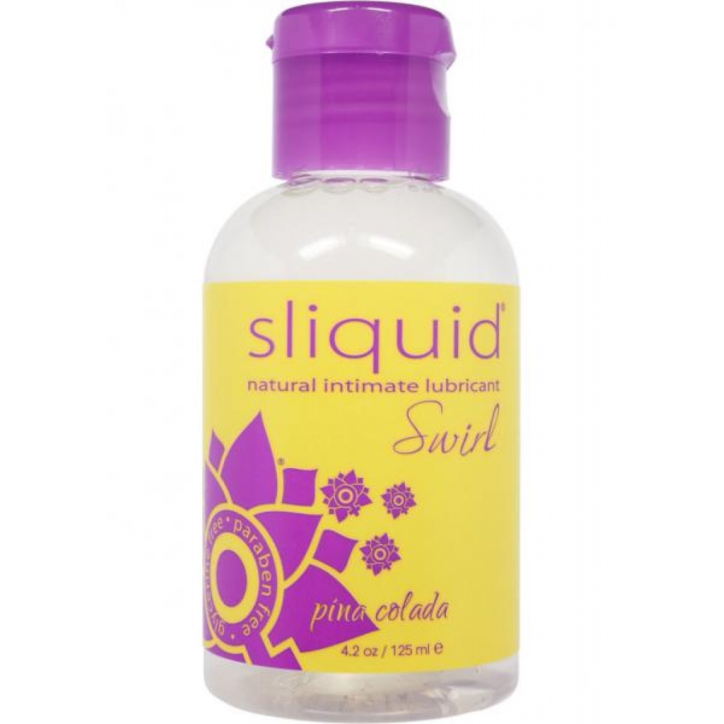 Sliquid Swirl Flavored Water-Based Lubricant - Pina Colada