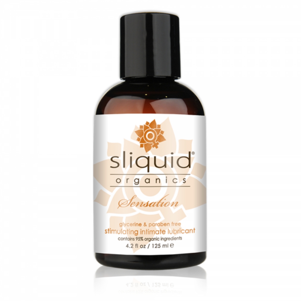 Sliquid Organics Sensation Naturally Warming Lubricant - 4.2 oz