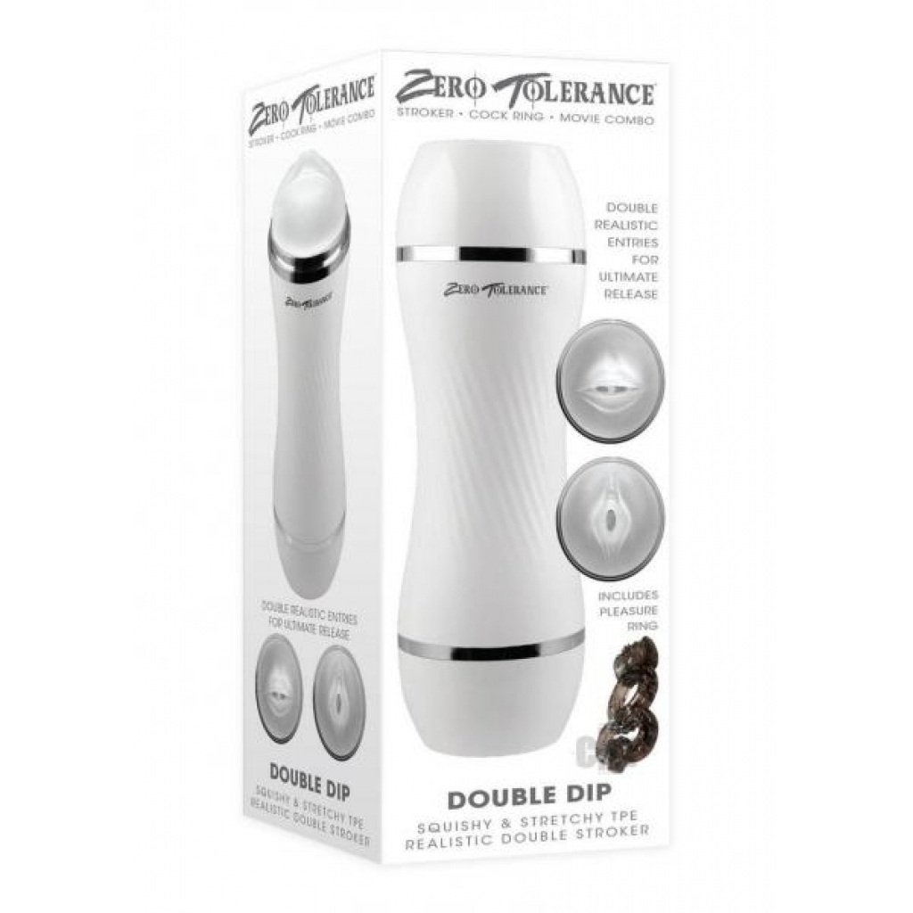 Zt Double Dip Stroker - White