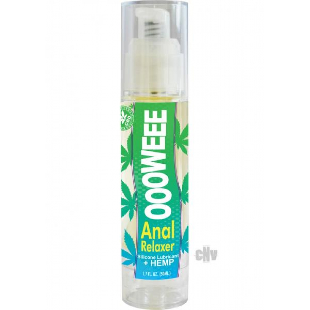 Ooowee Anal Relax Silicone Lubricant with Hemp - 1.7oz