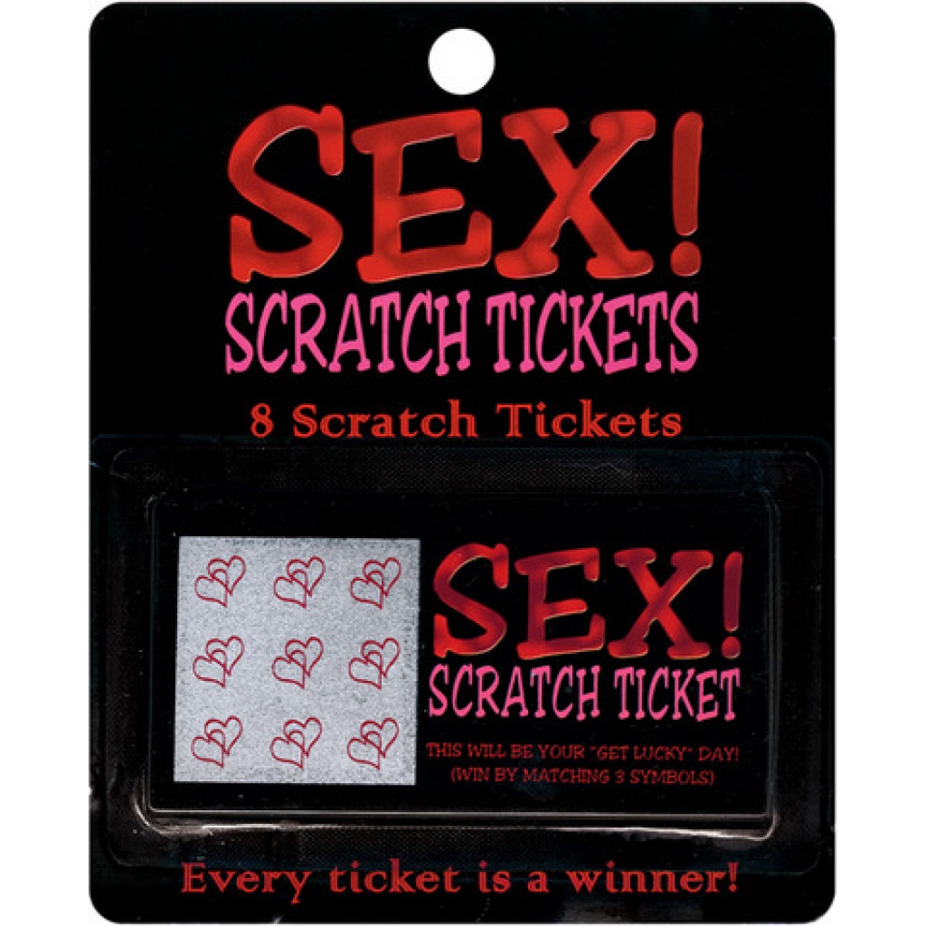 Sex! scratch tickets