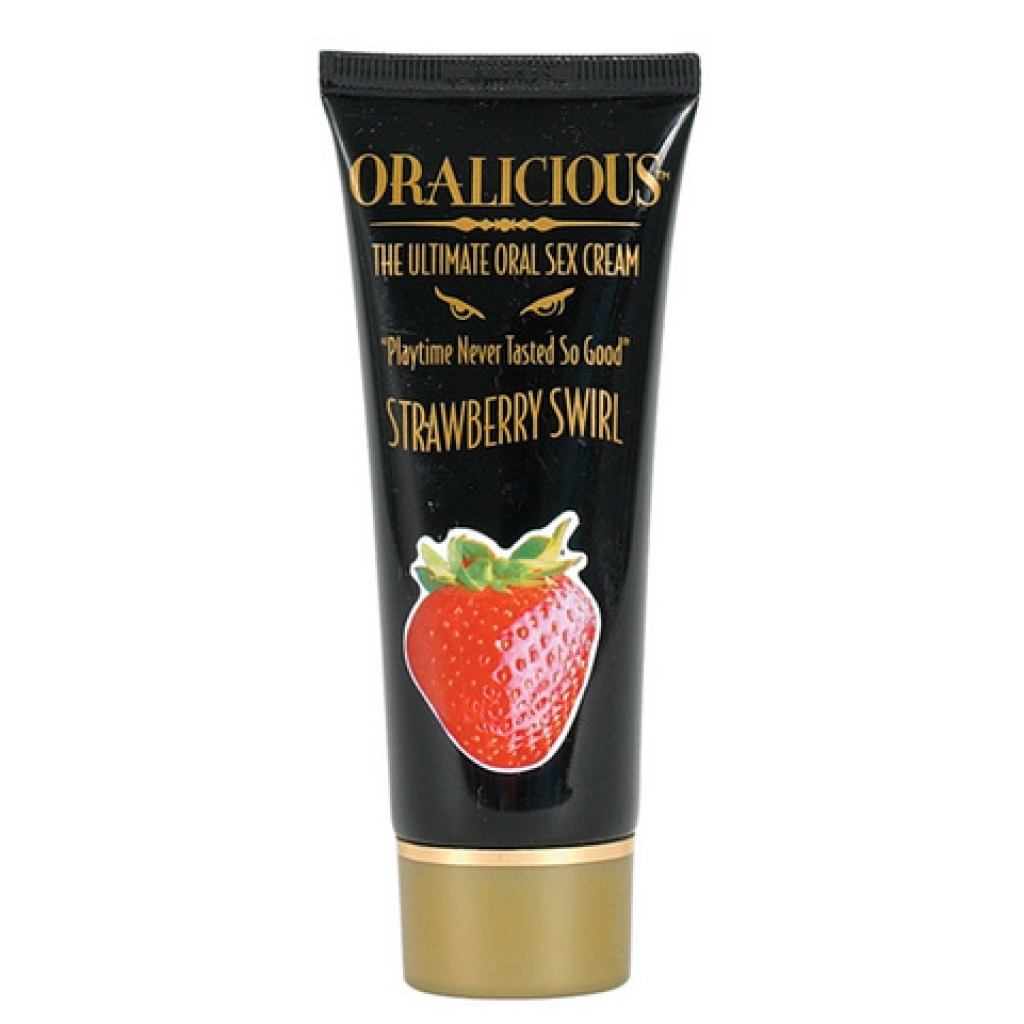 Oralicious Sex Cream - Strawberry Swirl 2oz