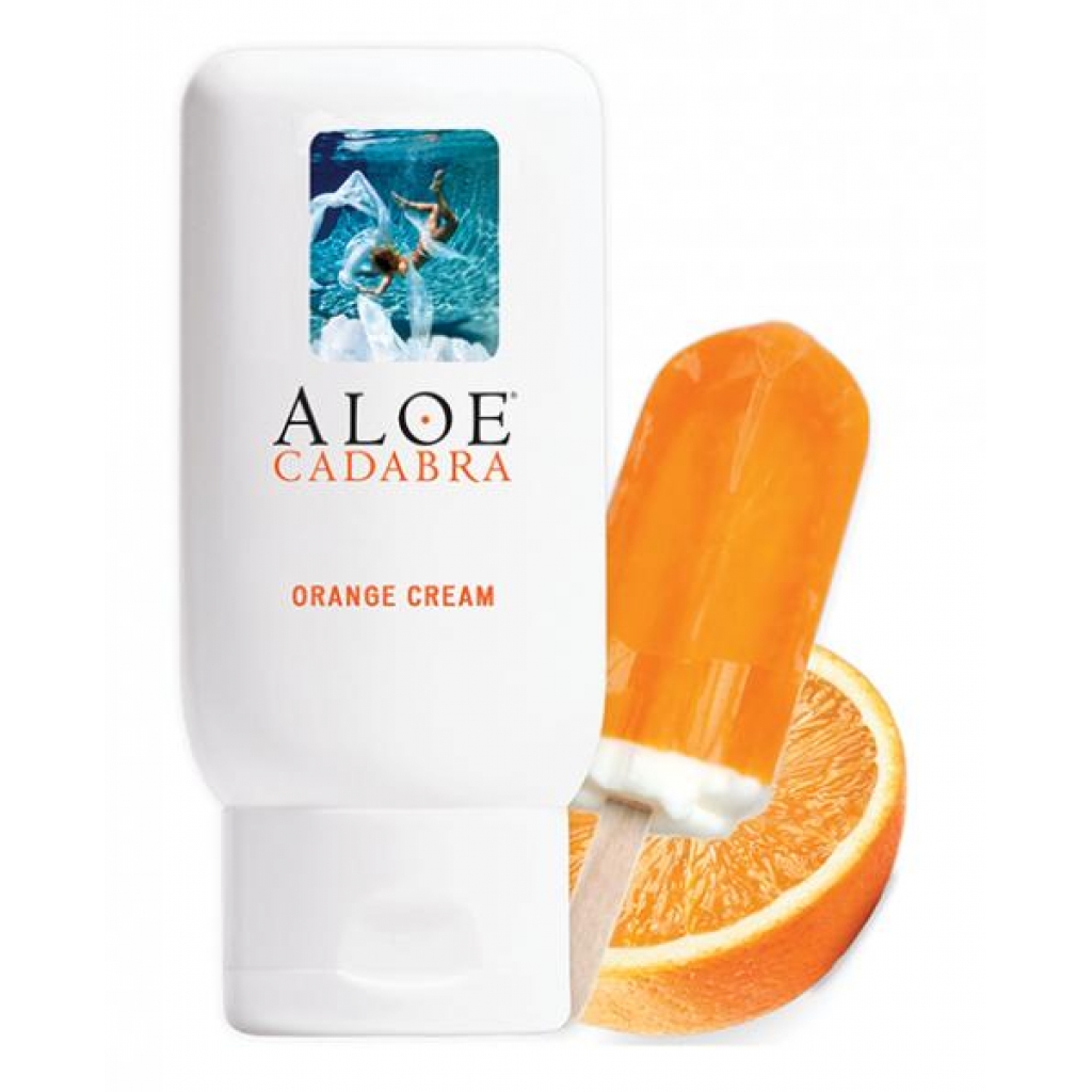 Aloe Cadabra Organic Lubricant - Orange Cream