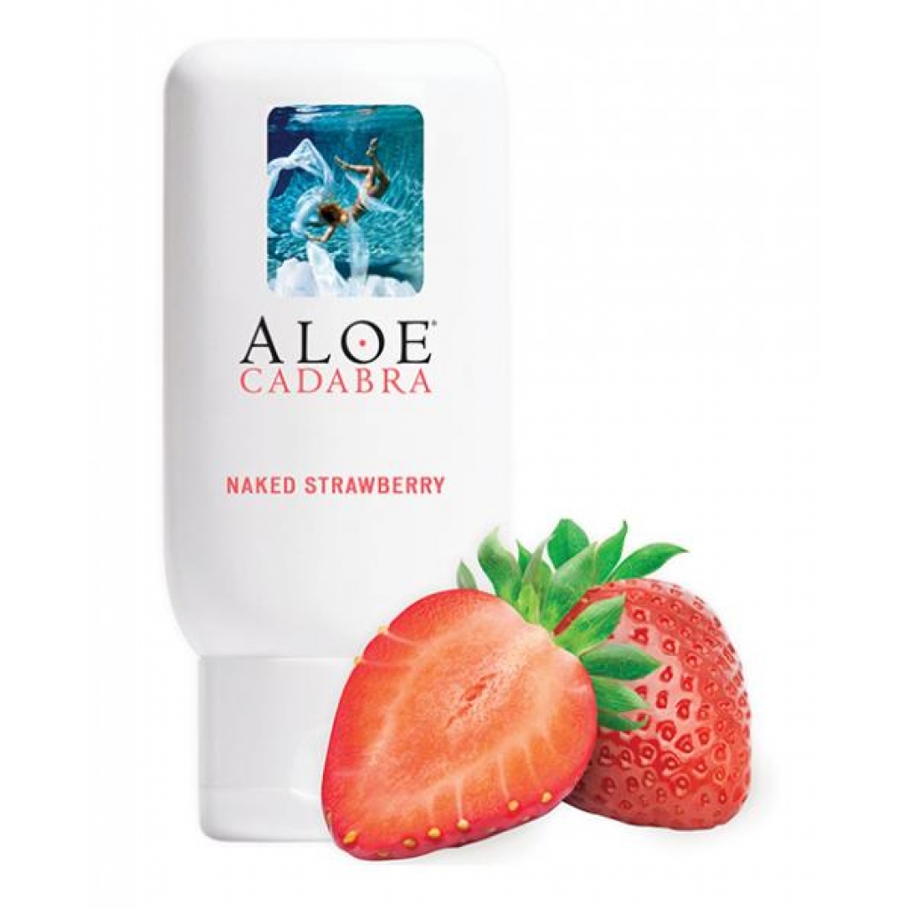 Aloe Cadabra Organic Lubricant - 2.5 oz Naked Strawberry