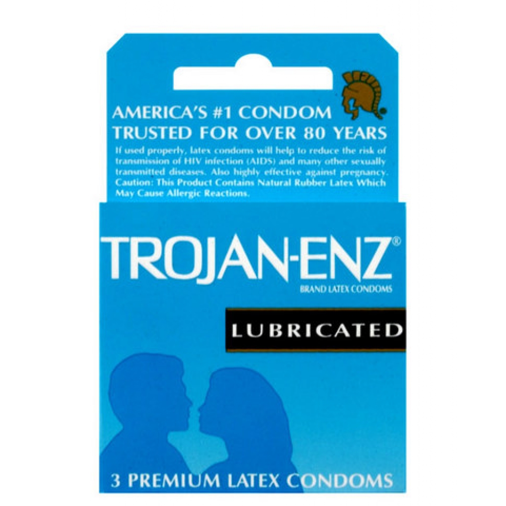 Trojan ENZ Lubricated Condoms 3 Pack