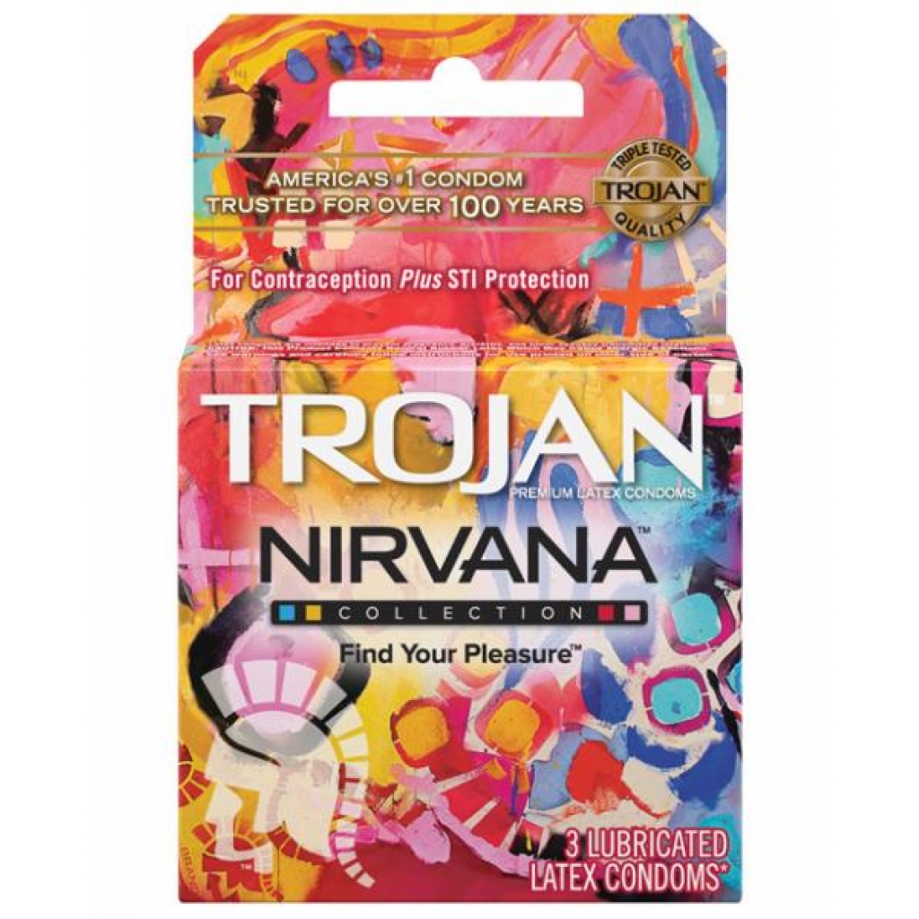 Trojan Nirvana Condoms - Pack of 3