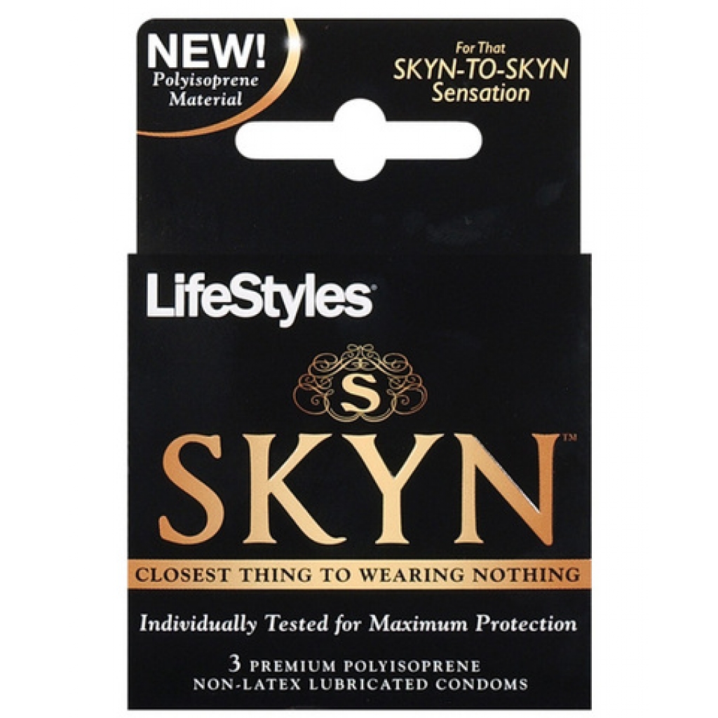 Lifestyles Skyn Non-Latex Condoms - 3 Pack