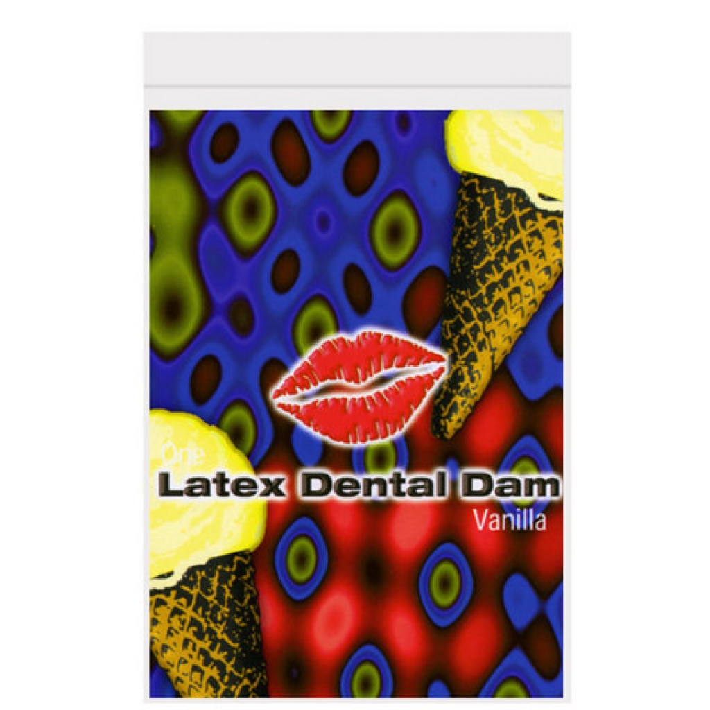 Delicious Flavored Latex Dental Dam - Vanilla