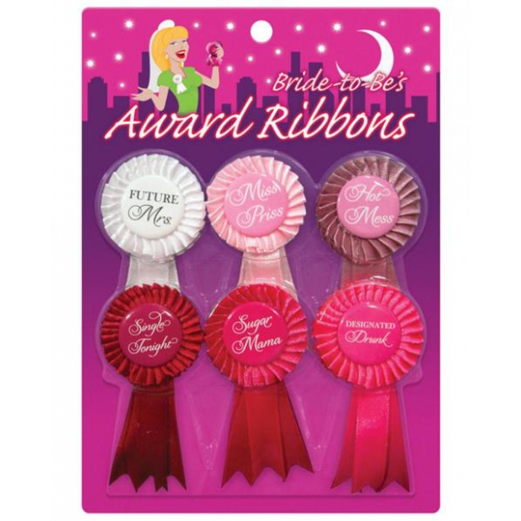 Bride To Be Award Ribbons - 6 Pack