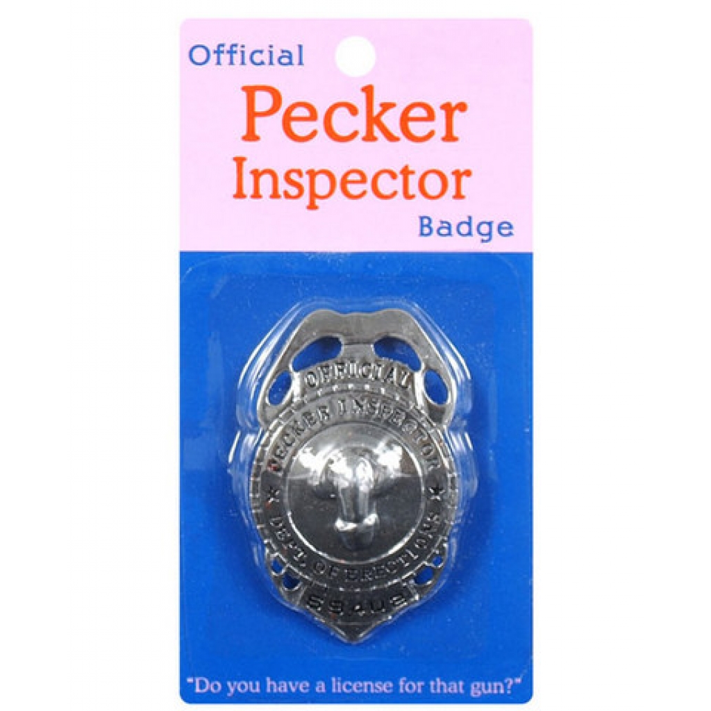 Pecker Inspector Badge