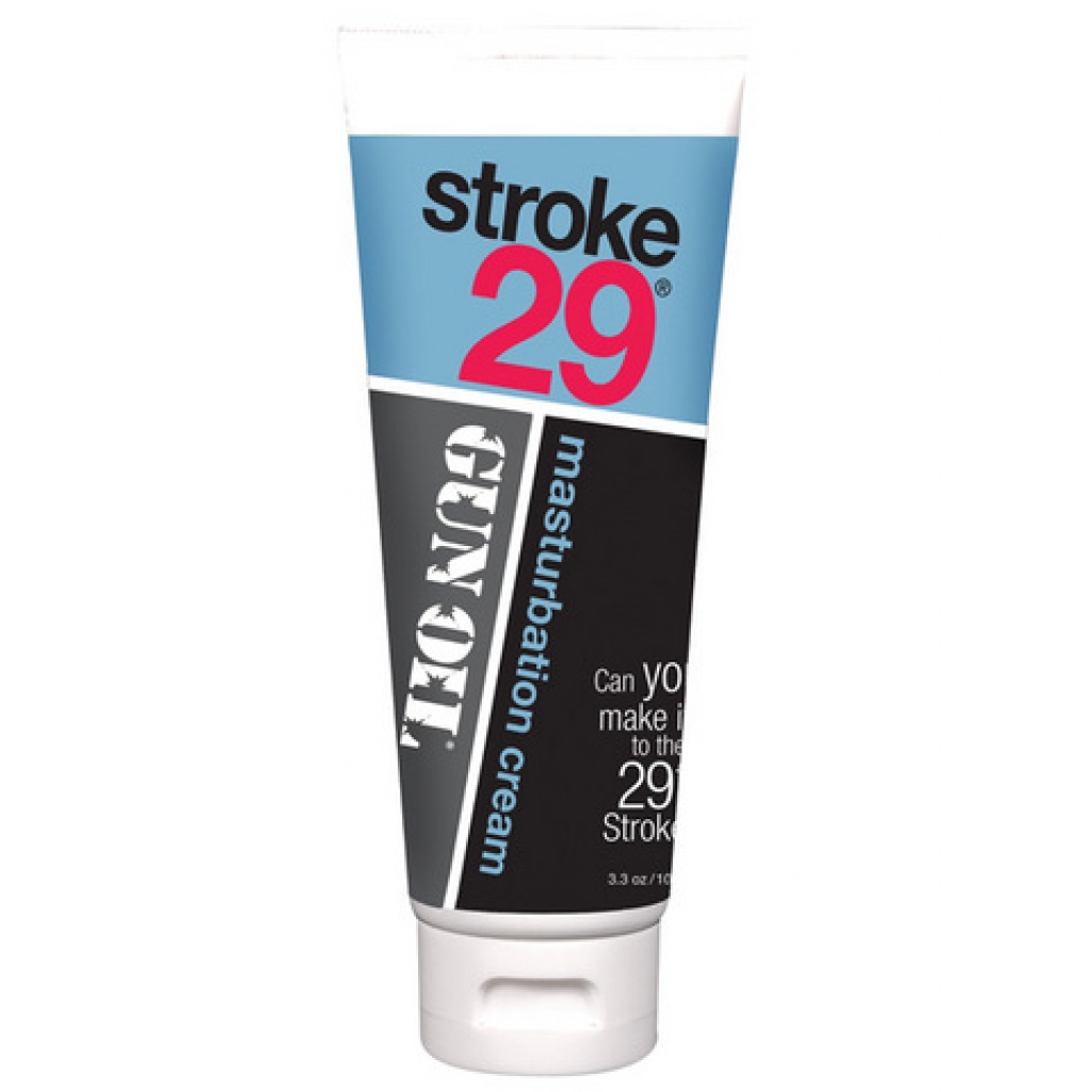 Stroke 29 Masturbation Cream 3.3oz Tube - Long Lasting Glide