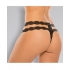 Adore Southern Rhapsody Crotchless Panty in Black