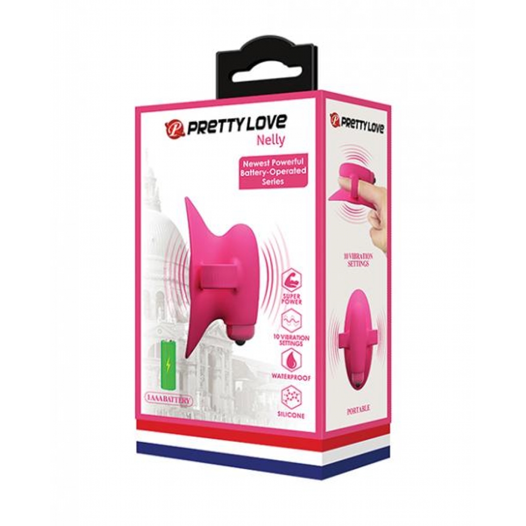 Pretty Love Nelly Finger Battery Vibe – Pink