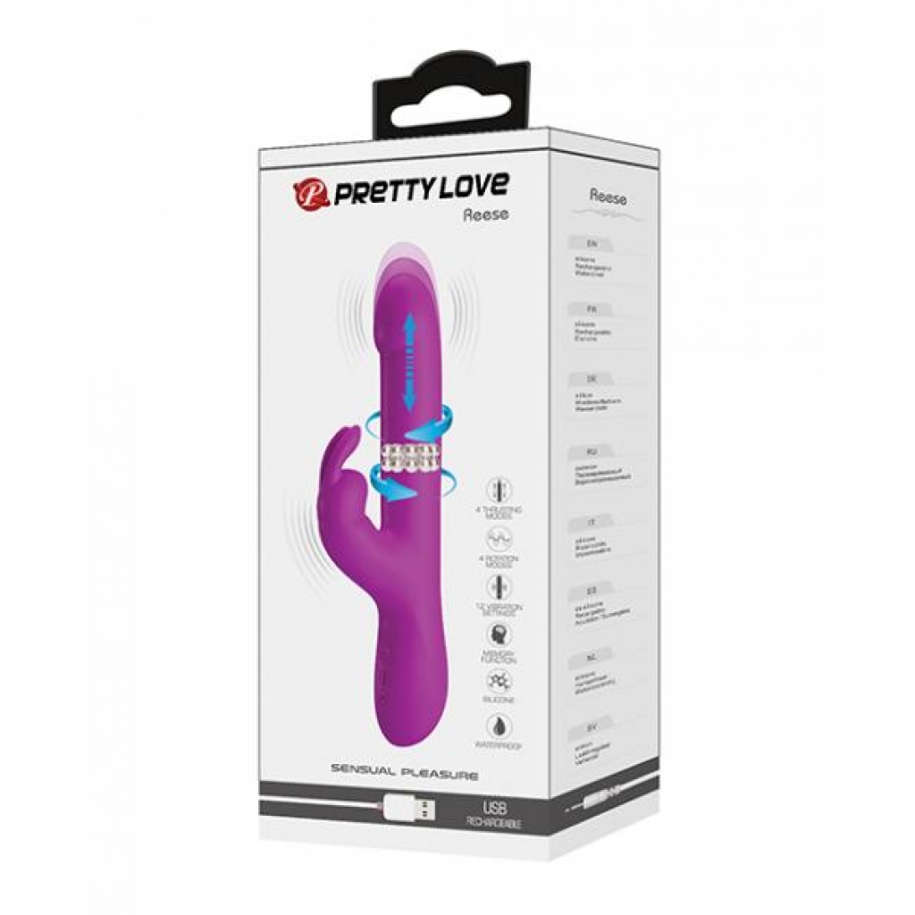 Pretty Love Reese Thrusting Rabbit - Fuchsia