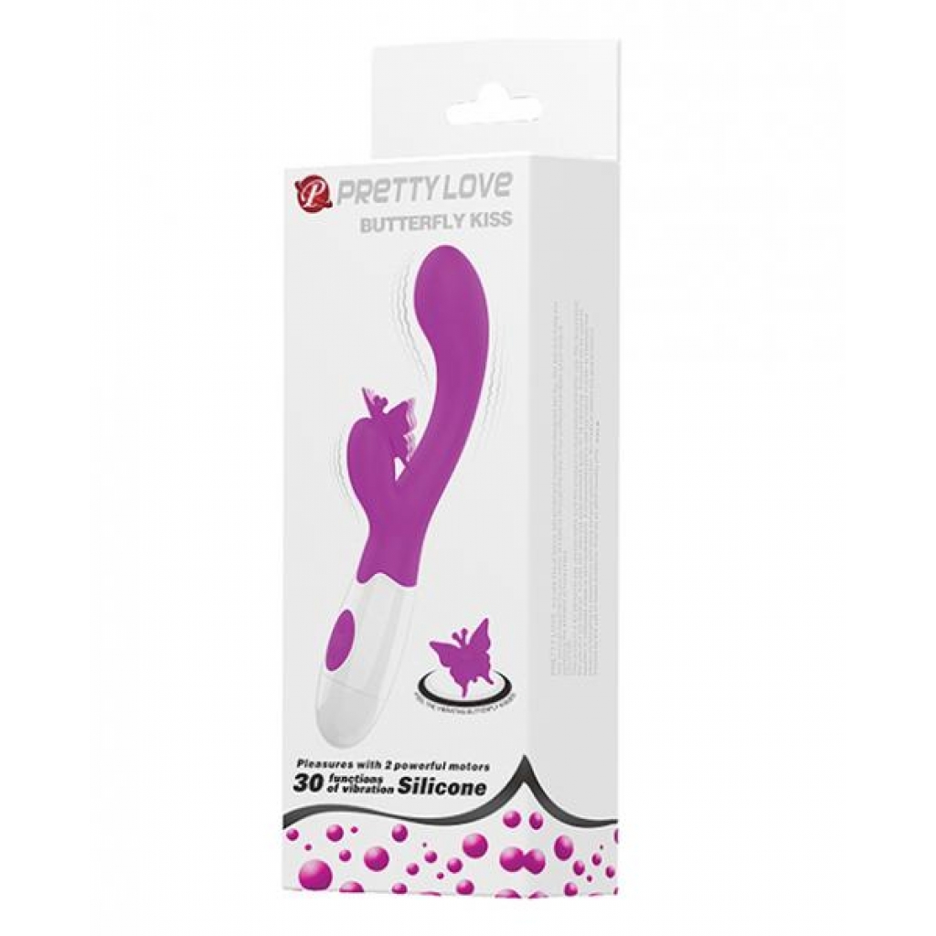 Pretty Love Butterfly Kiss Rabbit - Fuchsia