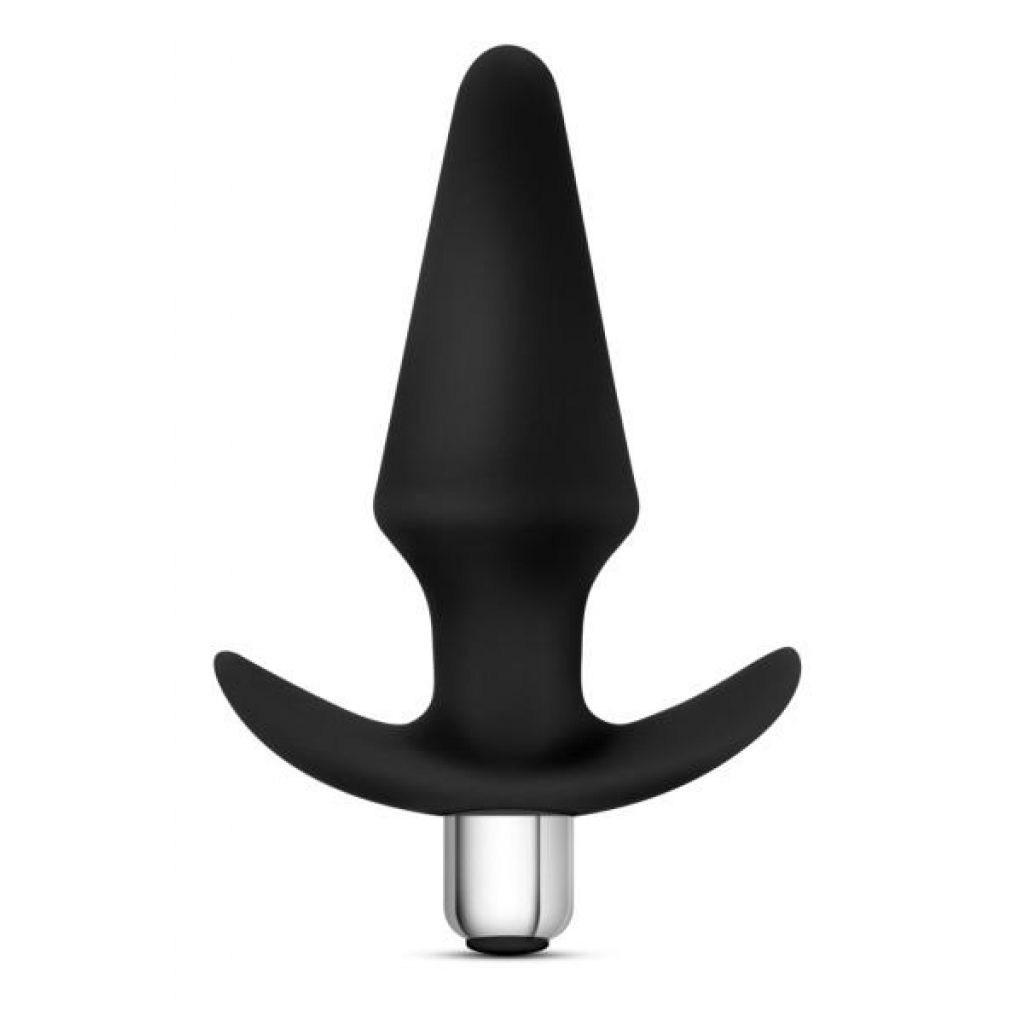 Discover Luxe Vibrating Butt Plug - Black