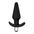 Discover Luxe Vibrating Butt Plug - Black