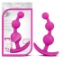 Luxe Be Me 3 Fuchsia Anal Beads - Delightful Pleasure