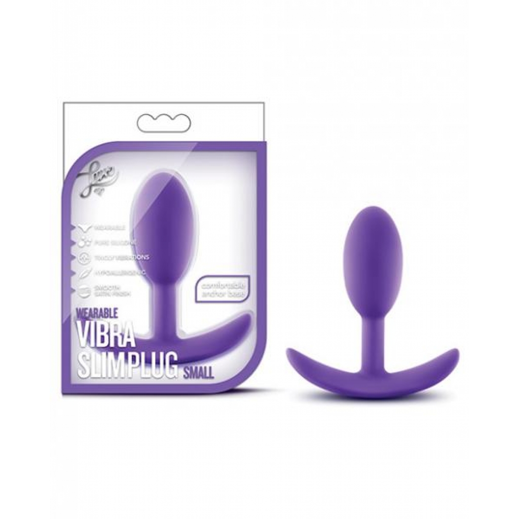 Blush Luxe Wearable Vibra Slim Plug - Purple