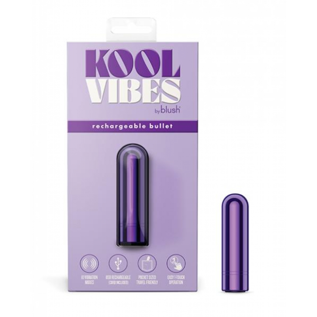 Blush Kool Vibes Mini Rechargeable Bullet - Grape