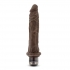 Mr Skin Vibe 8 Vibrating Dildo - Chocolate Brown