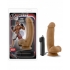 MMA Fighter Vibrating 7 Inches Realistic Penis - Mocha