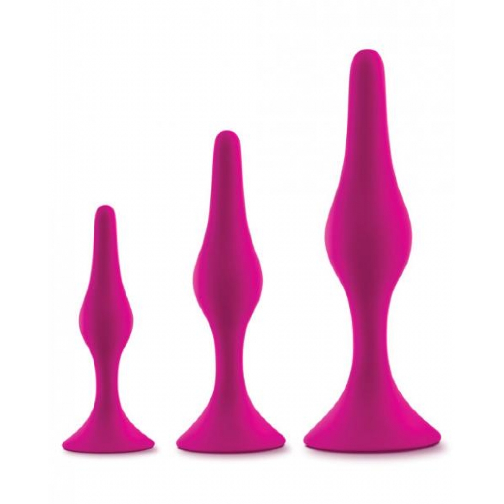 Luxe Beginner Plug Anal Trainer Kit - Pink