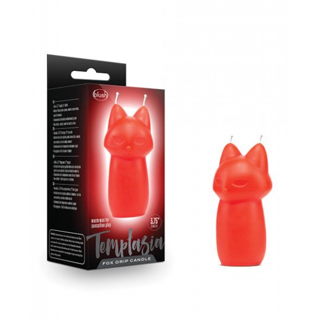 Blush Temptasia Fox Drip Candle