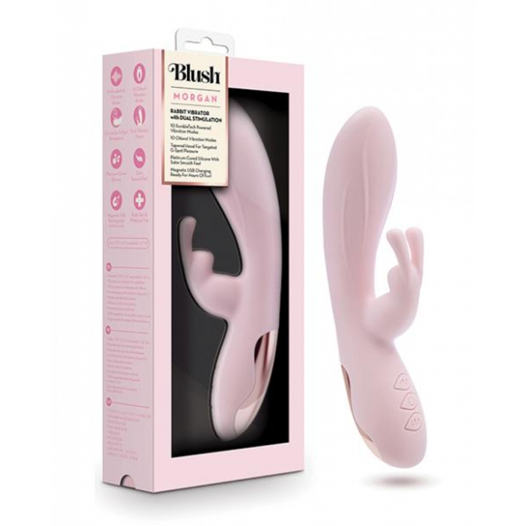 Blush Morgan Rabbit Vibrator - Pink