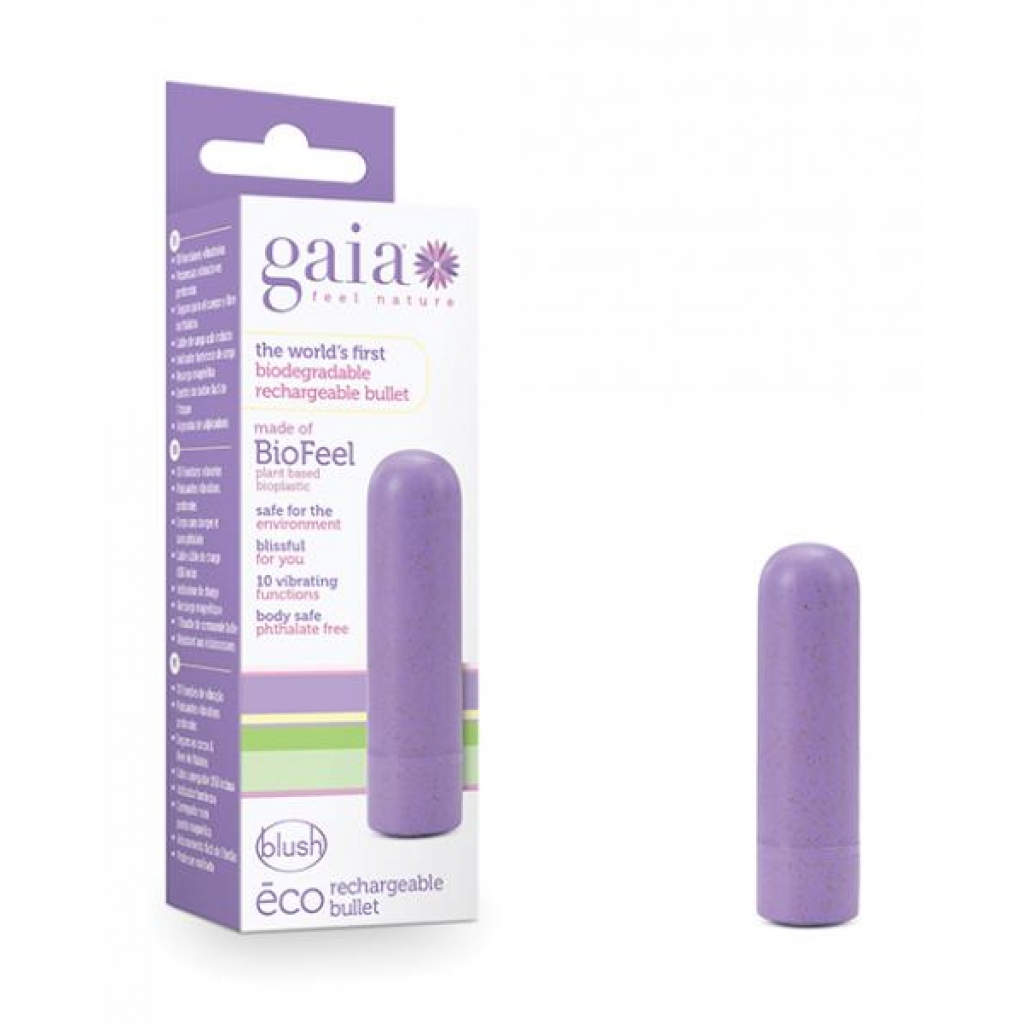 Gaia Eco Rechargeable Bullet - Lilac