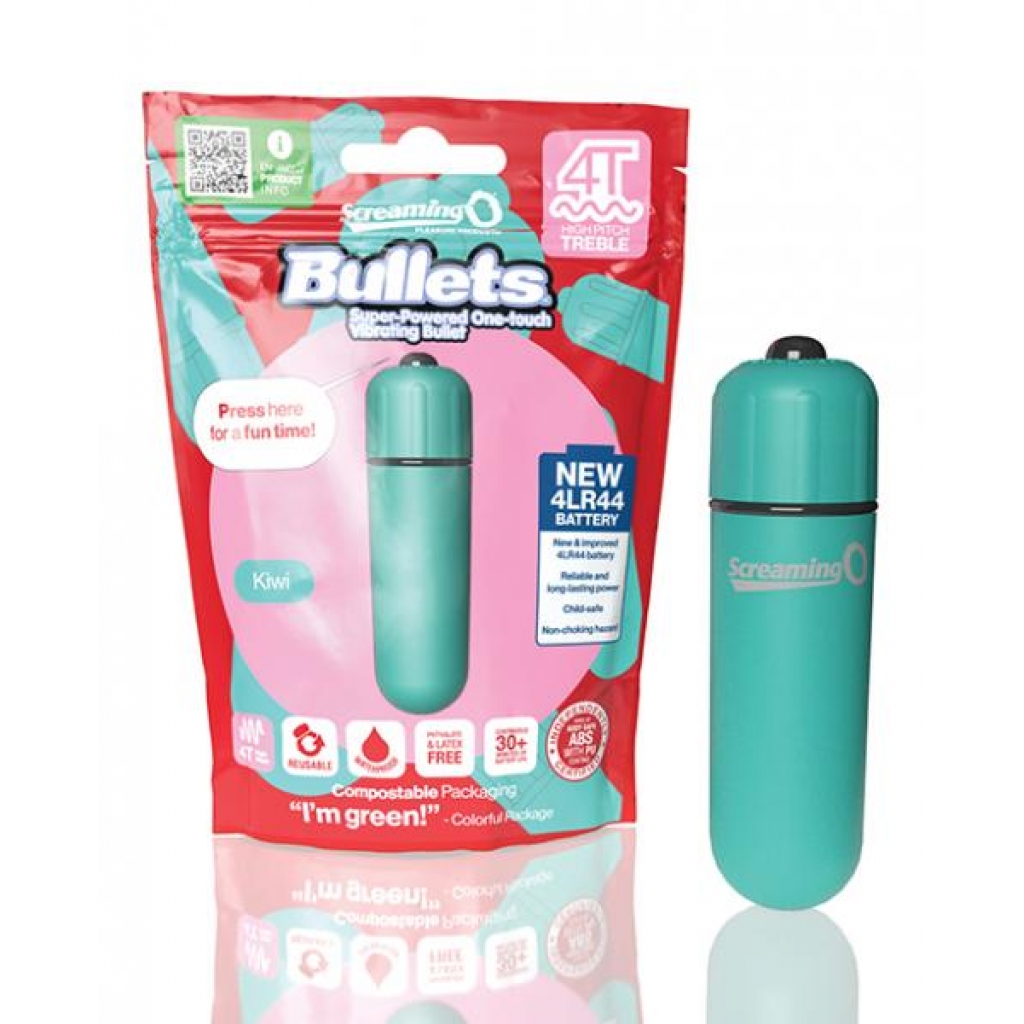 Screaming O 4T Bullet Vibrator - Kiwi