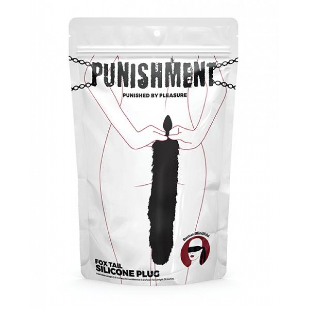 Punishment Fox Tail Silicone Plug - Embrace Your Wild Side